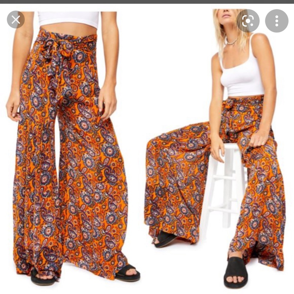 Free people Aloha wide legged pants